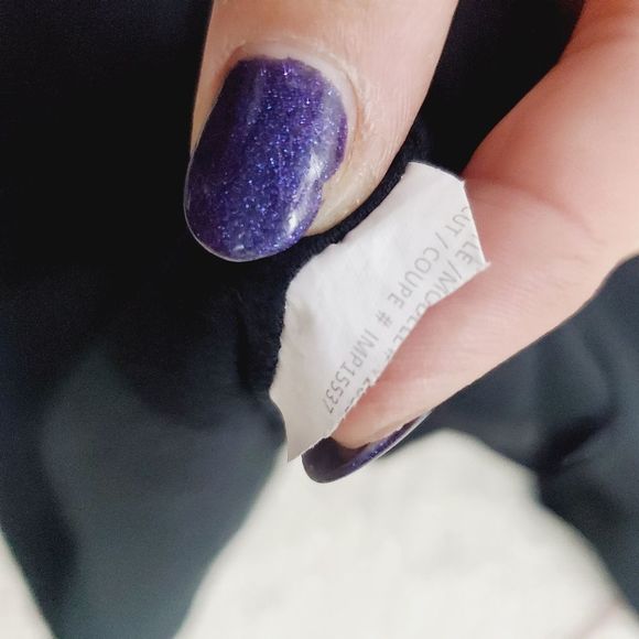 Vince  sheer  V neck Long sleeve  solid black silky blouse size  small - Picture 14 of 15